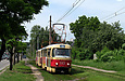 Tatra-T3SU #643-767 23-го маршрута на проспекте Тракторостроителей в районе улицы Танковой