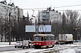 Tatra-T3SU #645 23-го маршрута на проспекте Тракторостроителей в районе улицы Механизаторской