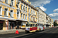 Tatra-T3SU #646 5-го маршрута на Московском проспекте в районе Слесарного переулка