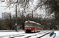 Tatra-T3SU #649-650 26-го маршрута на проспекте Тракторостроителей в районе улицы Тимуровцев