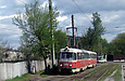 Tatra-T3SU #649-650 26-го маршрута на улице Матюшенко в районе улицы Шолом-Алейхема