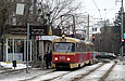 Tatra-T3SU #649-650 26-го маршрута на улице Веснина возле улицы Мироносицкой