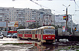 Tatra-T3SU #652-690 маршрута 27-Г поворачивает с улицы Академика Павлова на улицу Героев труда