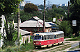 Tatra-T3SU #652-690 26-го маршрута на улице Матюшенко возле перекрестка с улицей Челюскинцев