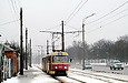 Tatra-T3SU #652-690 26-го маршрута на улице Шевченко в районе улицы Кольцовской
