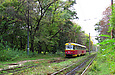 Tatra-T3SU #654-670 23-го маршрута на Московском проспекте перед конечной станцией "Станция Лосево"