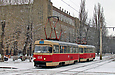 Tatra-T3SU #654-670 23-го маршрута на проспекте Московском возле станции метро "Тракторный завод"