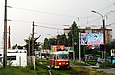Tatra-T3SU #656 маршрута 27-Г на улице Академика Павлова возле одноименной станции метро