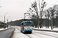 Tatra-T3SU #656 5-го маршрута на улице Морозова напротив Парка Артема
