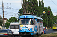 Tatra-T3SU #656 5-го маршрута на проспекте Героев Сталинграда за перекрёстком с улицей Морозова