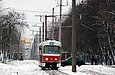 Tatra-T3SU #656 8-го маршрута на Салтовском шоссе в районе улицы Плоходько