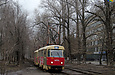 Tatra-T3SU #657-658 26-го маршрута на Московском проспекте возле станции метро "Индустриальная"