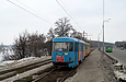 Tatra-T3SU #657-658 26-го маршрута на улице Героев труда возле Лазьковского моста