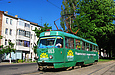 Tatra-T3SU #663 27-го маршрута на Московском проспекте перед Корсиковским путепроводом