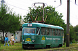 Tatra-T3SU #663 8-го маршрута на Салтовском шоссе в районе проспекта 50-летия СССР