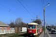 Tatra-T3SU #771-663 26-го маршрута на пробивке улицы Героев труда в районе улицы Сидора Ковпака