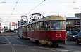 Tatra-T3SU #771-663 26-го маршрута на улице Матюшенко на перекрестке с улицами Шевченко и Моисеевской