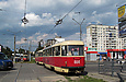 Tatra-T3SU #665-664 23-го маршрута на проспекте Тракторостроителей на перекрестке с проспектом Юбилейным