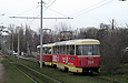 Tatra-T3SU #665-664 23-го маршрута на проспекте Тракторостроителей возле улицы Танковой