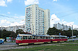 Tatra-T3SU #665-664 23-го маршрута на проспекте Тракторостроителей на перекрестке с улицей Героев Труда
