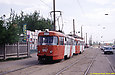 Tatra-T3SU #667-668 22-го маршрута на улице Матюшенко