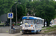 Tatra-T3SU #667 8-го маршрута на Московском проспекте напротив универмага "Харьков"
