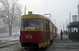 Tatra-T3SU #654-670 22-го маршрута на Белгородском шоссе возле перекрестка с улицами Деревянко и Сумской