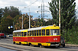 Tatra-T3SU #654-670 27-го маршрута на Московском проспекте возле Корсиковского путепровода