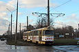 Tatra-T3SU #671-672 26-го маршрута на проспекте Тракторостроителей возле станции метро "Имени А.С. Масельского"