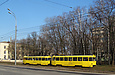 Tatra-T3SU #671-672 26-го маршрута на улице Сумской возле конечной станции "Парк им. Горького"