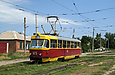 Tatra-T3SU #673 16-А маршрута на улице Академика Павлова возле перекрестка с Салтовским  переулком