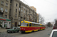 Tatra-T3SU #675-687 27-го маршрута на улице Кирова перед перекрестком с улицей Плехановской