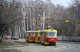 Tatra-T3SU #675-687 22-го маршрута на улице Мироносицкой возле конечной станции "Парк им. Горького"