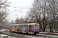 Tatra-T3SU #675-687 23-го маршрута перед отправлением от конечной станции "Салтовская"