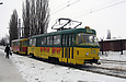 Tatra-T3SU #676-677 23-го маршрута на проспекте Тракторостроителей