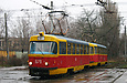 Tatra-T3SU #679-680 26-го маршрута на Московском проспекте пересекает улицу Свистуна