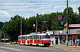 Tatra-T3SU #679-680 26-го маршрута на улице Матюшенко возле перекрестка с улицей Шевченко