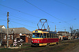 Tatra-T3SU #679 8-го маршрута на улице Академика Павлова в районе Никоновского переулка