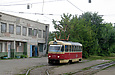 Tatra-T3SU #679 маршрута 16-А маршрута перед отправлением от конечной станции "Салтовская"