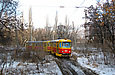 Tatra-T3SU #681-682 26-го маршрута заходит на конечную станцию "Юго-Восточная"