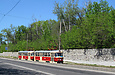 Tatra-T3SU #681-682 26-го маршрута на Журавлевском спуске