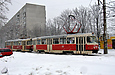 Tatra-T3SU #681-682 23-го маршрута на Салтовском шоссе в районе улицы Эйдемана