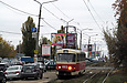 Tatra-T3SUCS #683 16-го маршрута на улице Академика Павлова в районе въезда Тевелева
