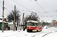 Tatra-T3SUCS #683 8-го маршрута на улице Академика Павлова возле остановки "Сабурова дача"