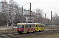 Tatra-T3SU #733-684 26-го маршрута на проспекте Тракторостроителей в районе улицы Валентиновской