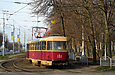 Tatra-T3SU #733-684 26-го маршрута на улице Сумской возле площади 1-го Мая