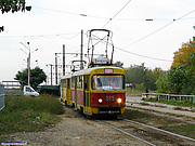 Tatra-T3SU #685-686 26-го маршрута на Московском проспекте перед остановкой "Ст. м. "имени А.С. Масельского"