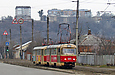 Tatra-T3SU #685-686 26-го маршрута на улице Матюшенко в районе улицы Прорезной