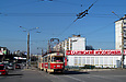 Tatra-T3SU #685-686 23-го маршрута на проспекте Тракторостроителей пересекает проспект 50-летия ВЛКСМ