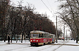 Tatra-T3SU #685-686 26-го маршрута на Салтовском шоссе между улицами Медицинской и Эйдемана